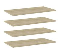 4/8x Bookshelf Boards Engineered Wood Rack Multi Colours Multi Sizes vidaXL