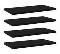 vidaXL Bookshelf Boards 4 pcs White 40x20x1.5 cm Engineered Wood