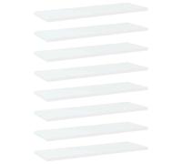 4-8x Modern Wood Shelf Floating Wall Shelves White Black Grey Bookcase Display