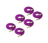 4.9 Ft Velvet Queue Rope with Snap Hooks Elegant Stanchion Barrier for Crowd Control Premium Velvet Rope for Business Spaces 3.3ft Length for Effective Line Management