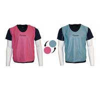 4-9 Years Kids Reversible Sports Training Bib - PINK & SKY BLUE 2 Colour Vest