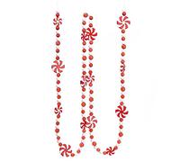 4.9ft/150cm Christmas Candy Garland Two-color Windmill Mint Candy Garland for Christmas Tree Staircase Garden Courtyard Xmas Home Indoor Stairs Railing Fireplace Outdoor Wedding Decorations