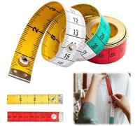 4.9FT Tape Measure, Dual Sided Body Measuring Tape, Clothes Fabric Sewing Measure Tapes with Button, Soft Tape Measure for Sewing, Tailor, Waist, Fabric, Dressmaking
