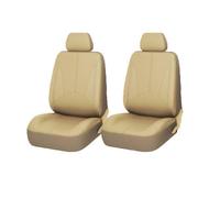 4/9PCS Leather Car Seat Cushion CoversFor Chrysler 200 300 300C 300s grand voyager Pacifica PT Cruiser Sebring Town and Country ZT01-2Seats-Beige
