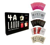 4 A Laugh - The 5 in 1 Card Game Box | Party Games, Couples Games, Quizzes, Debates & Truth or Dare | Valentine's Day, Hen Do, Stag Do, Students | Conversation Starters | Gift Set & Stocking Filler
