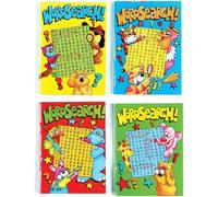 4 A6 Kids Wordsearch Games Puzzle Books Party Bag Fillers