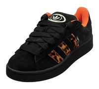 (4) adidas Campus 00s Womens Fashion Trainers in Black Orange