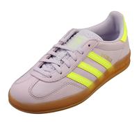 (4) adidas Gazelle Indoor Womens Fashion Trainers in Silver Dawn Yellow