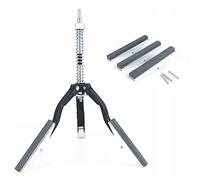 4" Adjustable Cylinder Bore Honing Tool for Automotive Engine Brake & Cylinder Repair, 51-177 mm Diameter, Flexible Shaft with Fine Hone Stones, Steel Construction, 3-Piece Replacement Set