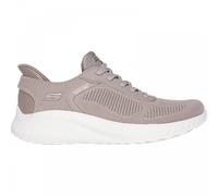 (4 (Adults')) BOBS Sport Squad Chaos - Current Muse | Taupe | Ladies Comfy Slip-ins Trainers