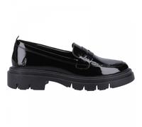 (4 (Adults')) Reece | Black | Women's Slip On Loafers