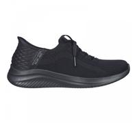 (4 (Adults')) Ultra Flex 3.0 - Brilliant | Black | Womens Slip Ins Trainers