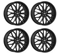 4 AEZ Porto black Wheels 8.0Jx19 5x112 for Mercedes Benz A B C CLA E EQB EQE Eqa