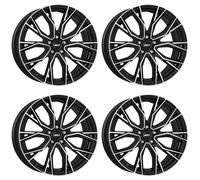 4 AEZ Toronto dark Wheels 8.0Jx18 5x108 for Volvo C30 C70 EX30 S40 S60 S80 S90 V