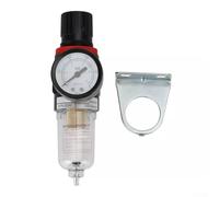 4 AFR Air Compressor Filter Water Separator Trap with Integrated Regulator Gauge for Consistent Air Pressure and Enhanced Particle Filtration in Compressor Systems