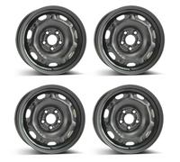 4 Alcar steel wheels 7250 6.0Jx14 ET37 5x100 for Skoda Fabia Praktik Roomster ri