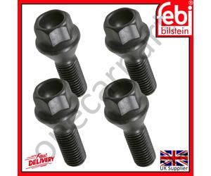 4 Alloy Steel Wheel Hub Bolts For Apiro 2008 on NP200 2008 on Febi 18903