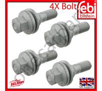 4x Febi Alloy Wheel Bolts For Fiat