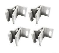 4 Aluminum Alloy Photovoltaic Fixtures with Screws for Tile Roof Installation Providing Enhanced Locking and Stability