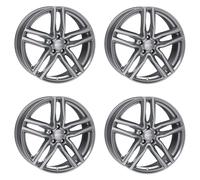4 Alutec Ikenu wheels 6.5Jx16 ET45 4x100 GRA for SUZUKI Splash Swift