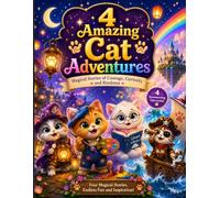 4 Amazing cat Adventures: Four Heartwarming Cat Stories for Kids Ages 1-10