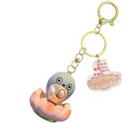 (4) Animal Doll Pendant,Good Luck Doll Keychain Charm - Multi-Purpose Jewelry Decoration for Mobile Phones, Backpack, Bags, Car Keys