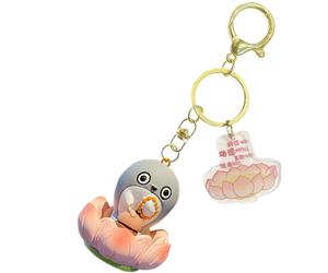(4) Animal Doll Pendant,Good Luck Doll Keychain Charm - Multi-Purpose Jewelry Decoration for Mobile Phones, Backpack, Bags, Car Keys
