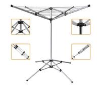 4 Arm Free Standing Rotary Airer With 16 Meter Drying Space
