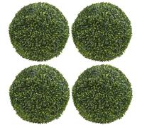 (4) Artificial Hanging Topiary Buxus Balls
