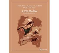 4 Ave Maria célèbres: voice (S/T) and piano.