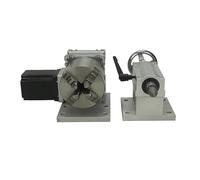 4 Axis Kit 4 Jaw Chuck 80mm 100mm 130mm Rotary A Axis 4th Axis for Router Engraving(Nema34 Chuck130mm)