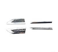 4 Badge Cover Trims for MK2 2017 2021 Side Wing Fender Emblems Enhance Your Car's Look