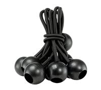 4" Ball bungee elasticated stretchy loop bungee cords toggles balls(100mm),tie downs for tarpaulins/luggage/garden/tent (pack of 50)
