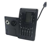 4 Band Acoustic Guitar EQ Equalizer With Tuner And Micro Phone Guitar Pickup