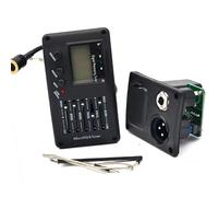 4 Band Acoustic Guitar EQ Equalizer With Tuner And Micro Phone Guitar Pickup Easy-to-read Tuner On LCD Display Professional acoustic guitar pickups
