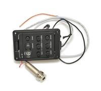 4 Band Acoustic Guitar Pickup Preamp EQ Tuner Piezo Mic Beat For Blend 301