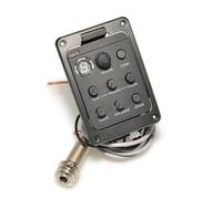 4 Band Acoustic Guitar Pickup Preamp EQ Tuner Piezo Mic Beat For Various Musical Instruments Acoustic Guitar Pickups Parts(301 with Mic)