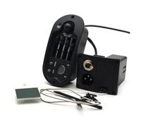 4 Band EQ Acoustic Guitar Preamp With Round Digital Procedding Tuner 98x44.5mm Equalizer Guitar Pickup