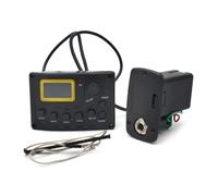 4 Band EQ Equalizer 3 Acoustic Guitar Bass EQ Preamp With Micphone And Tuner Guitar Pickup