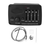 4 Band EQ Equalizer Acoustic Guitar Preamps Piezo Pickup Chromatic Tuner 4 Band Equalizer System HSY-400D Guitar Accessories