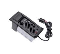 4 Band Guitar EQ Equalizer Acoustic Guitar Preamp Amplifier Pickup 6.5MM Output