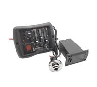 4-Bands EQ Equalizer Acoustic Guitar Preamp Piezo Pickup With Tuner System Brass Endpin Output For Folk Guitar