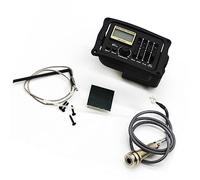 4 Bands EQ Equalizer Preamp Piezo Guitar Pickup Tuner microphone Blend Volume Bass Middle Treble Control Acoustic Guitar Pickup Accesorios