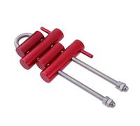 4 Bar Rack Descender,Rappelling Belay Device for Climbing,Arborist | Aluminum alloy,4 bar,red,for climbing,rappelling,arborist,camping,heat dissipation,adjustable speed,sturdy