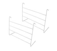 Monal 4-Bar Radiator Airer - White Clothes Drying Rack for Indoor Use - Foldable and Rustproof Design - 1, 2, 3 or 4 Piece Pack (4 Bar Radiator Airer White - 2 Piece)