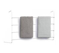 4 Bar Radiator Airer White - Over Radiator Clothes Drying Rack with Adjustable Arms - Foldable Indoor Towel Rail & Laundry Airer - Space-Saving Metal Clothes Dryer for Radiators, Doors & Baths (1)