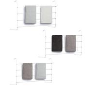 4 Bar Radiator Clothes Airer White Compact Indoor Drying Rack For Efficient Laundry Drying Pack Of 3