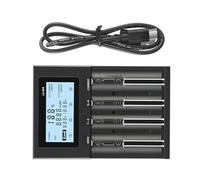4 Bay LCD Display Battery Charging With Capacity Tester For 18650 26650 22650 20700AA 3A Batteries Intelligent Charging