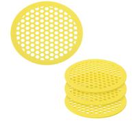 4-Bee Pontoon, Bee Watering Station, Bee Feeder, Bee Waterer, Pollinator Watering Station, Butterfly Feeder, Honey Bee Watering Station, Garden Decor - Yellow