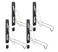 4-bike wall-mounted bike rack adjustable 35 kg capacity